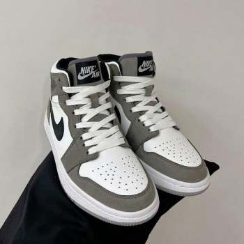 Nike Calfskin Suede and Wool High-Top Sneakers Grey 2023 1013 (ZN-231013093)