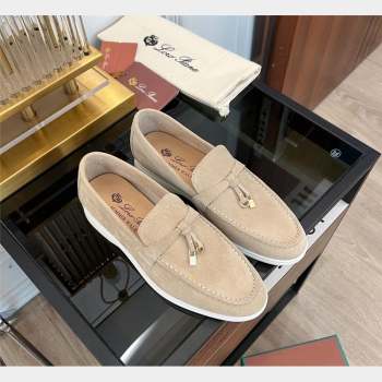 LP Summer Charms Walk Suede Loafers Beige 2 2023 LP1016 (KL-231016049)