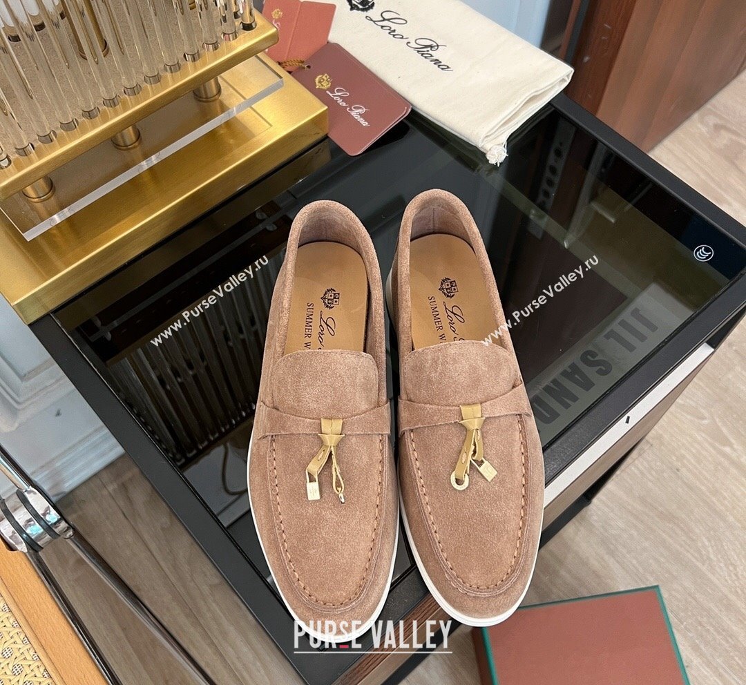 LP Summer Charms Walk Suede Loafers Light Brown 2023 LP1016 (KL-231016050)