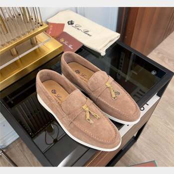 LP Summer Charms Walk Suede Loafers Light Brown 2023 LP1016 (KL-231016050)