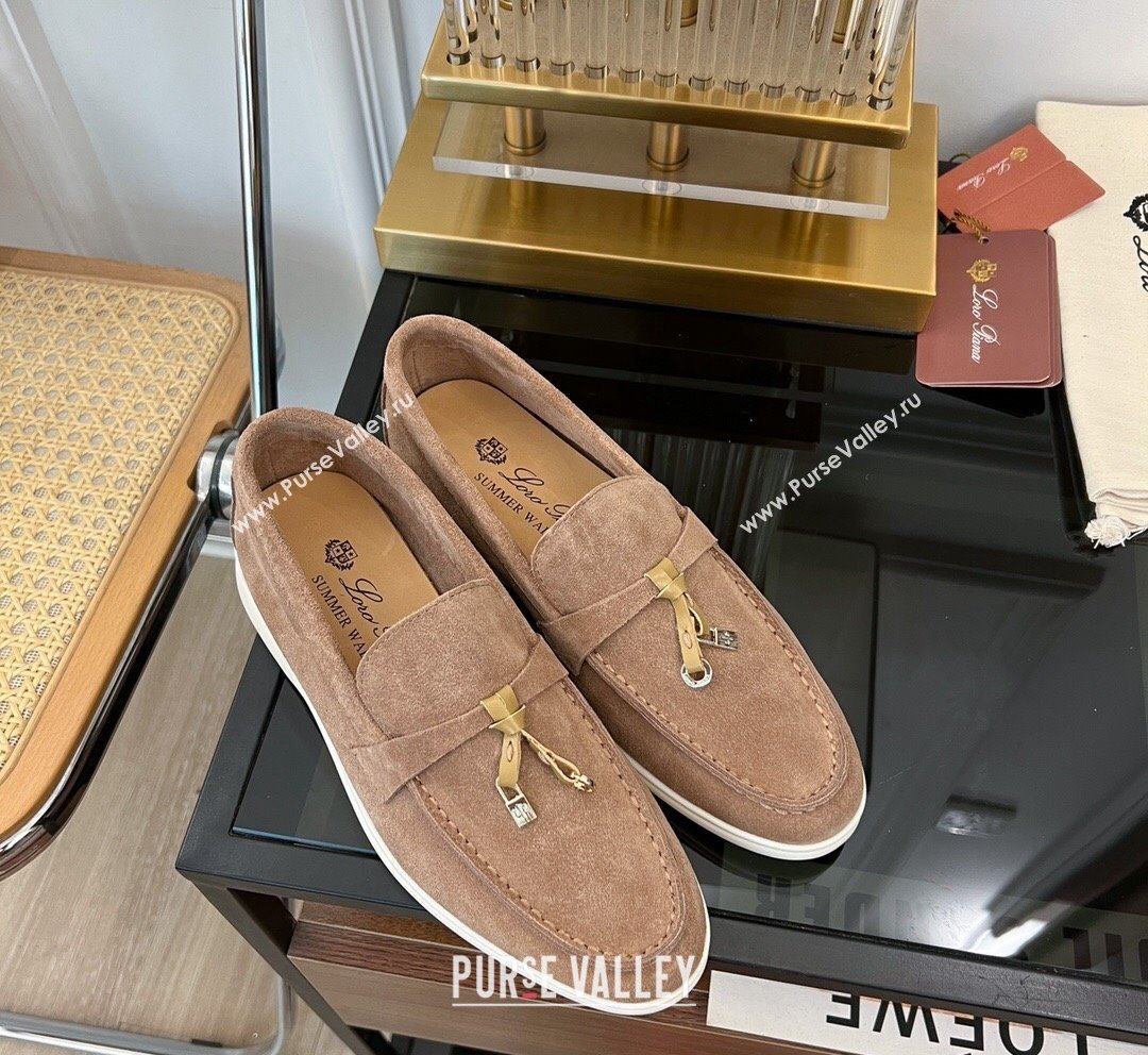 LP Summer Charms Walk Suede Loafers Light Brown 2023 LP1016 (KL-231016050)