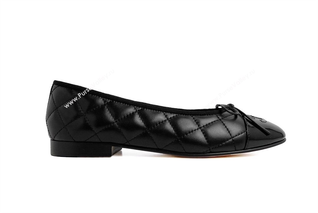 Chanel Quilted Leather Classic Ballet Flat All Black 2023 2 CH10141 (MD-231016011)