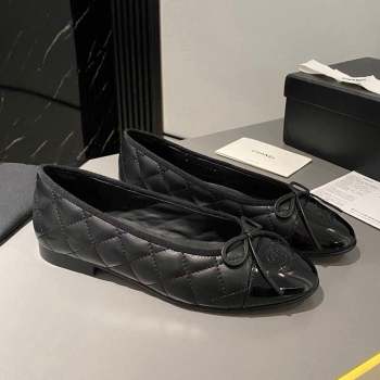 Chanel Quilted Leather Classic Ballet Flat All Black 2023 2 CH10141 (MD-231016011)