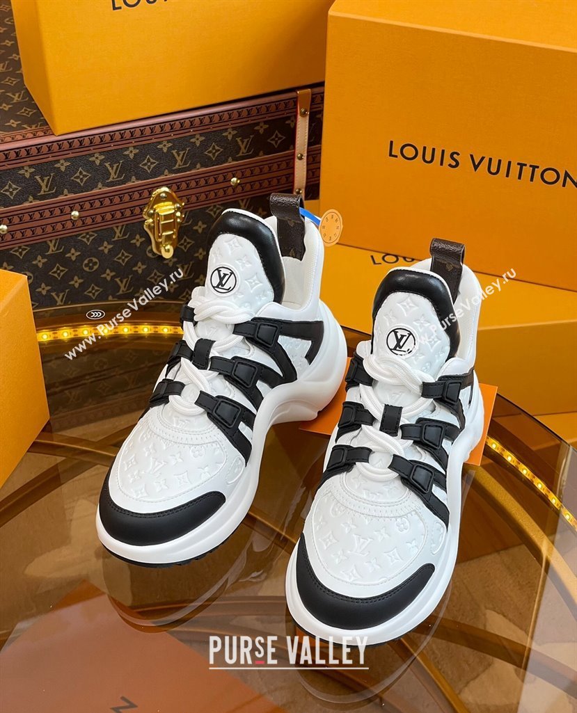 Louis Vuitton LV Archlight Sneakers in Monogram Calf Leather Black 2023 1121 (MD-231121018)