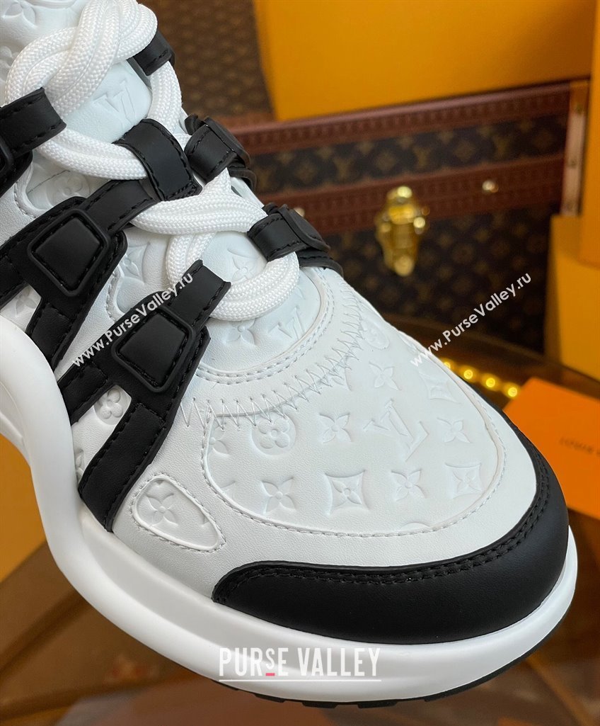 Louis Vuitton LV Archlight Sneakers in Monogram Calf Leather Black 2023 1121 (MD-231121018)