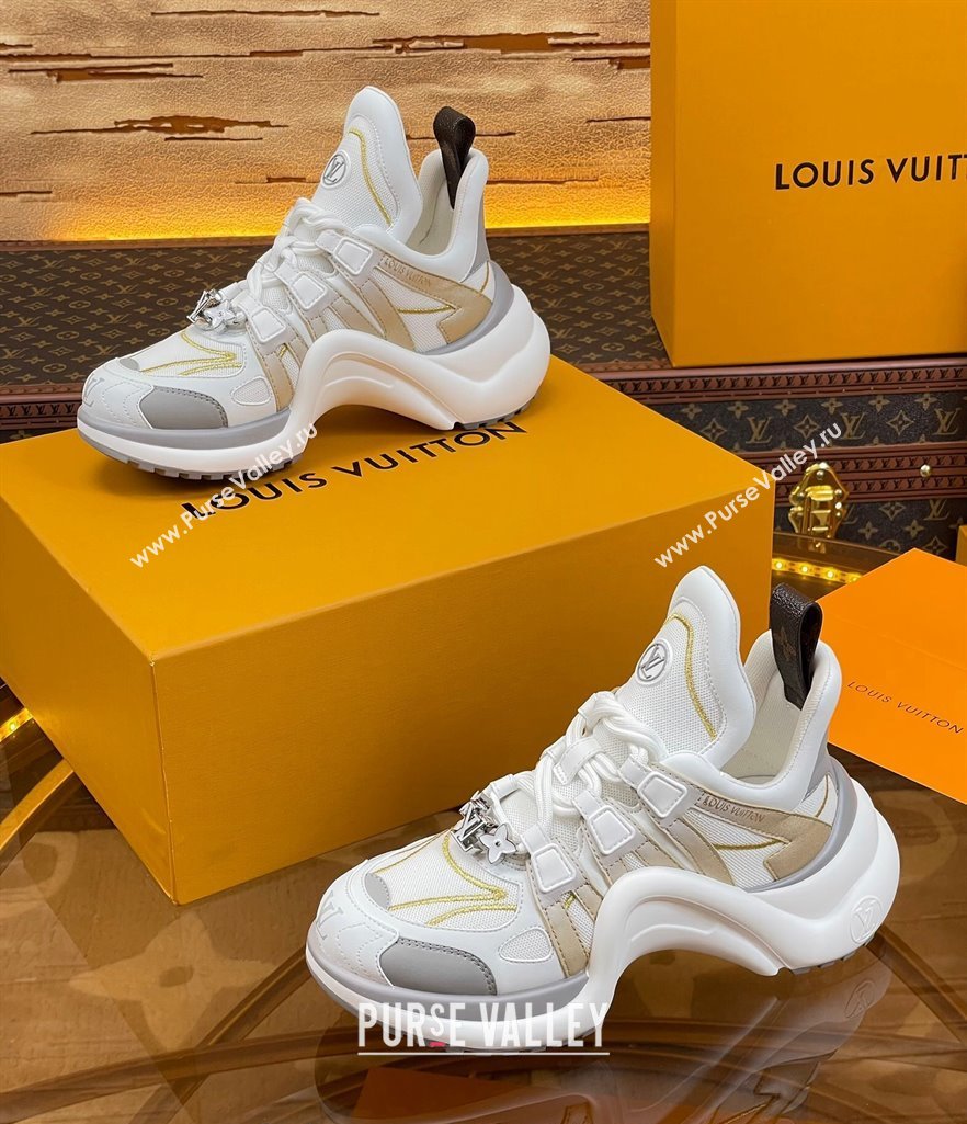 Louis Vuitton LV Archlight Sneakers in Mesh and Leather with Charm 2023 1121 (MD-231121020)