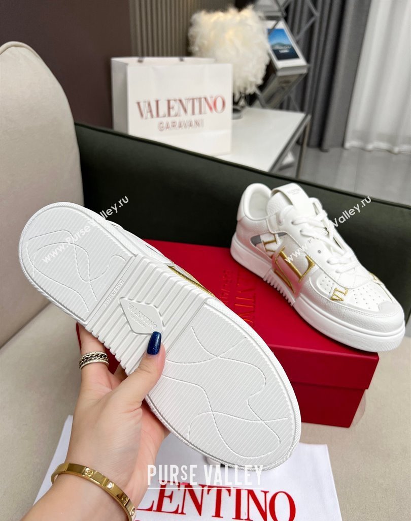 Valentino VL7N Low Banded Calfskin Sneakers White 2 2023 1121 (MD-231121119)