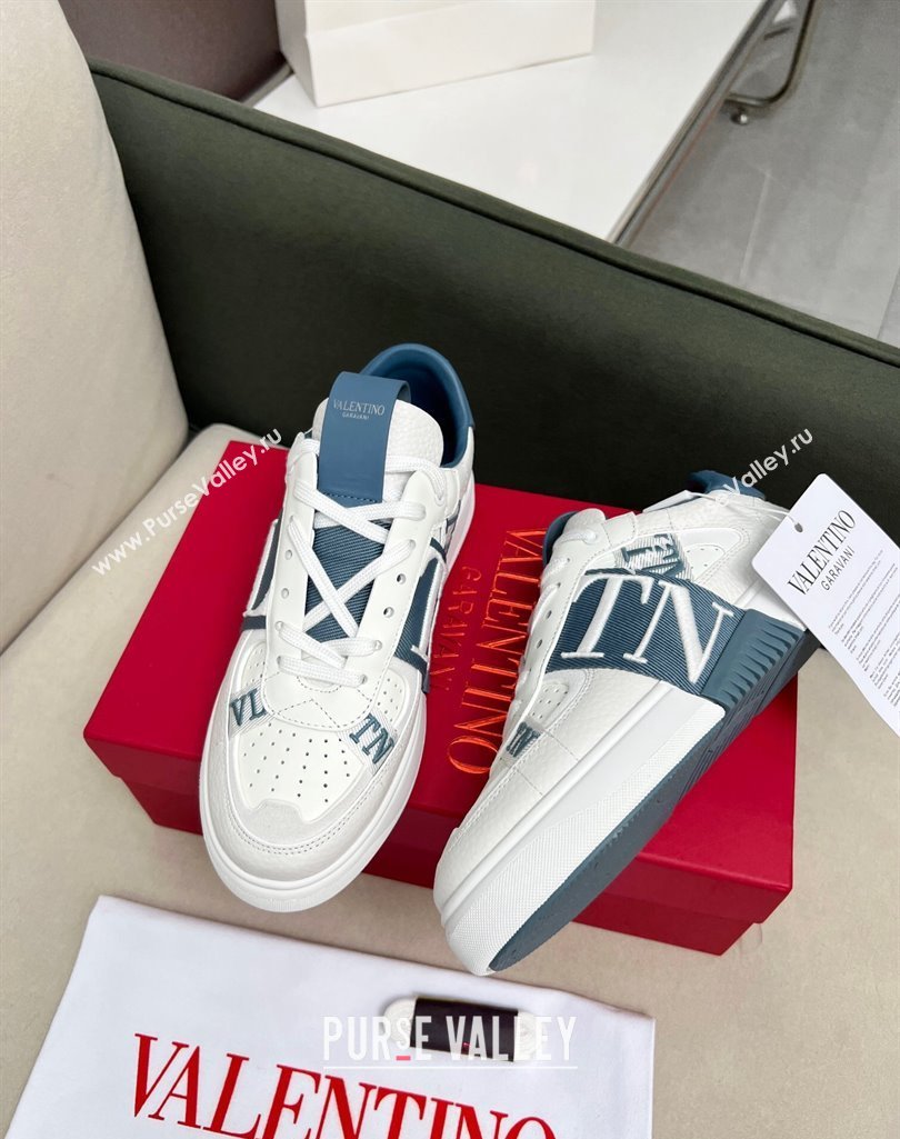 Valentino VL7N Low Banded Calfskin Sneakers Dark Blue 2023 1121 (MD-231121120)