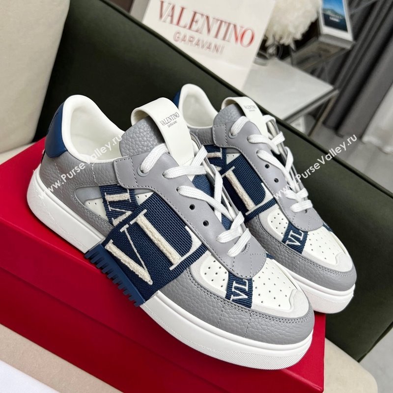 Valentino VL7N Low Banded Calfskin Sneakers Grey 2023 1121 (MD-231121121)