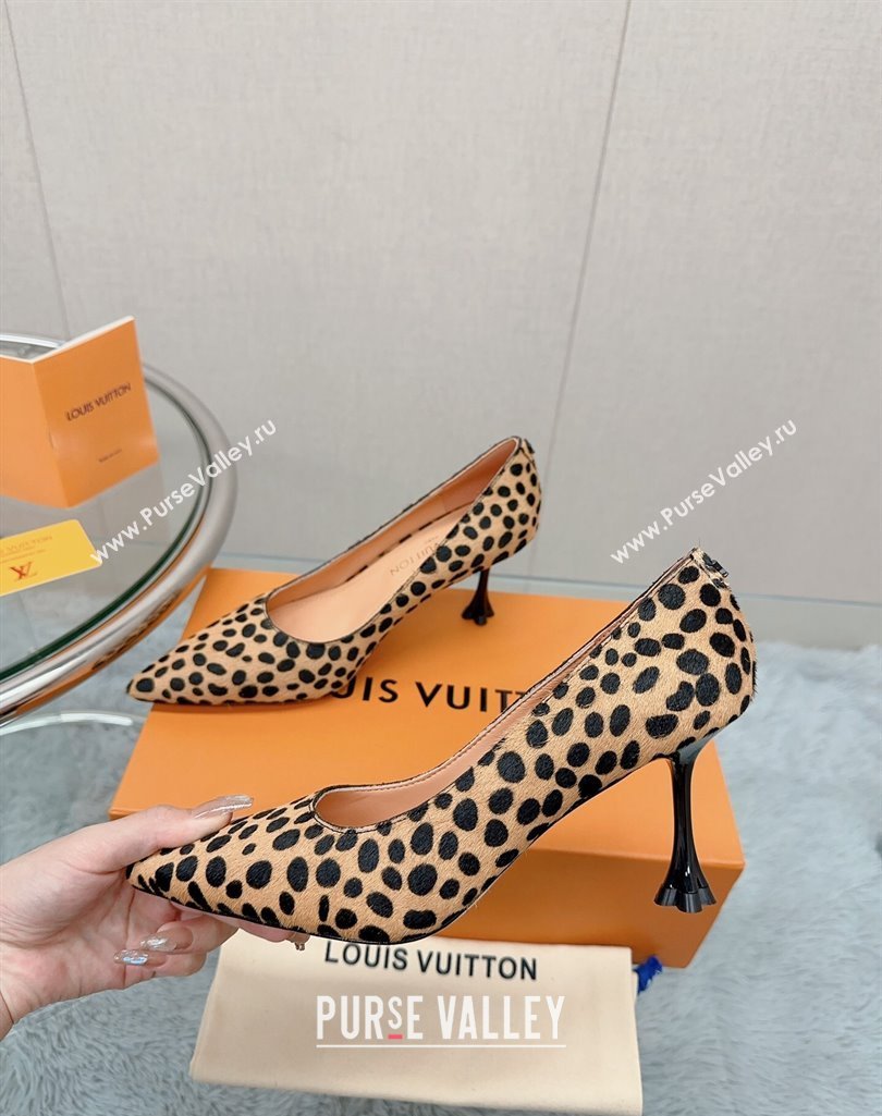 Louis Vuitton Blossom Pumps 7.5cm in Animal Print 2023 1ACAUX (MD-231121054)