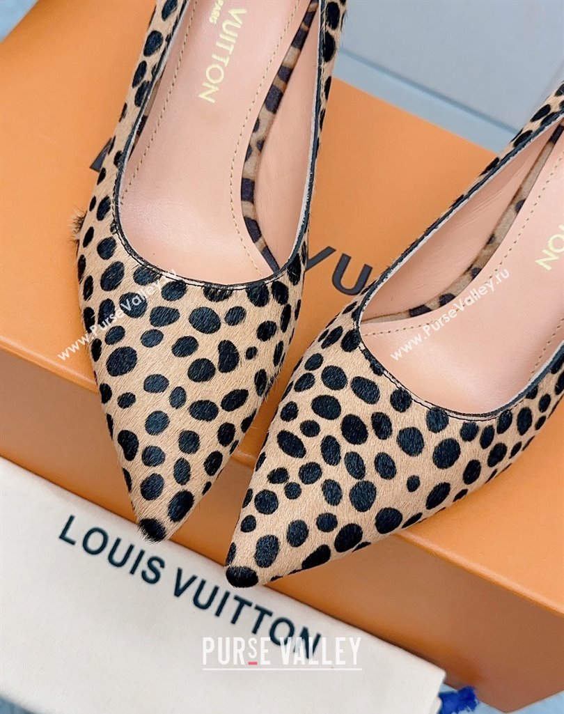 Louis Vuitton Blossom Pumps 7.5cm in Animal Print 2023 1ACAUX (MD-231121054)