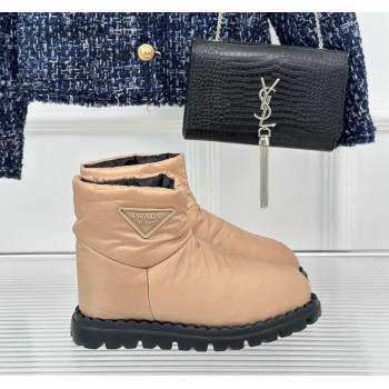 Prada Down Ankle Snow Boots Dark Brown 2023 PR111803 (MD-231118021)