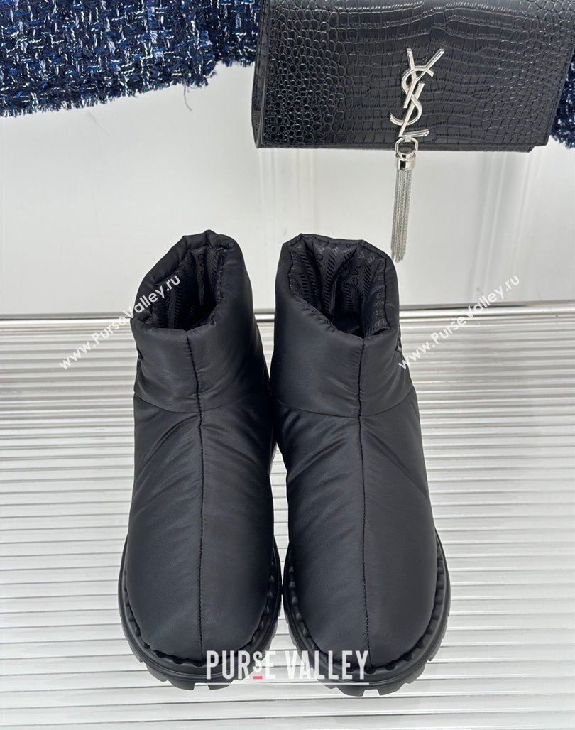 Prada Down Ankle Snow Boots Black 2023 PR111803 (MD-231118022)