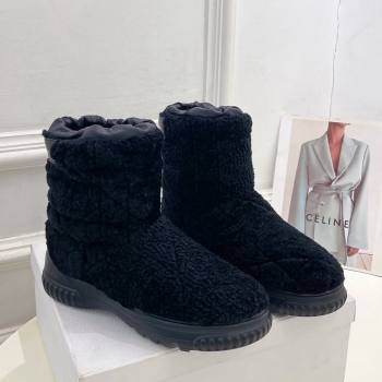 Dior Frost Ankle Boots in Cannage Wool Black 2023 1202 (MD-231202030)