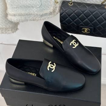 Chanel Calfskin Loafers G45271 Black 2023 (MD-231201030)