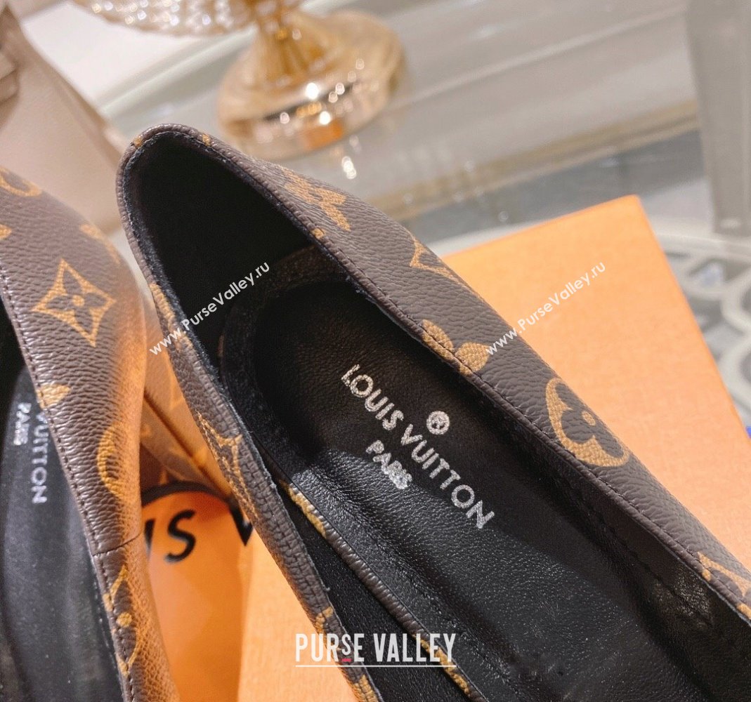 Louis Vuitton Madeleine Pumps 8cm in Monogram Canvas with LV Circle 2023 (MD-231204030)