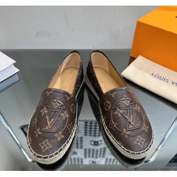 Louis Vuitton Starboard Flat Espadrilles in Brown Monogram Canvas 2023 1204 (SS-231204068)