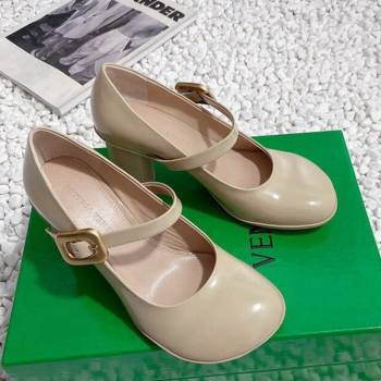 Bottega Veneta Atomic Pumps 7.5cm in Shiny Calf Leather Nude 2023 778536 (MD-231218019)