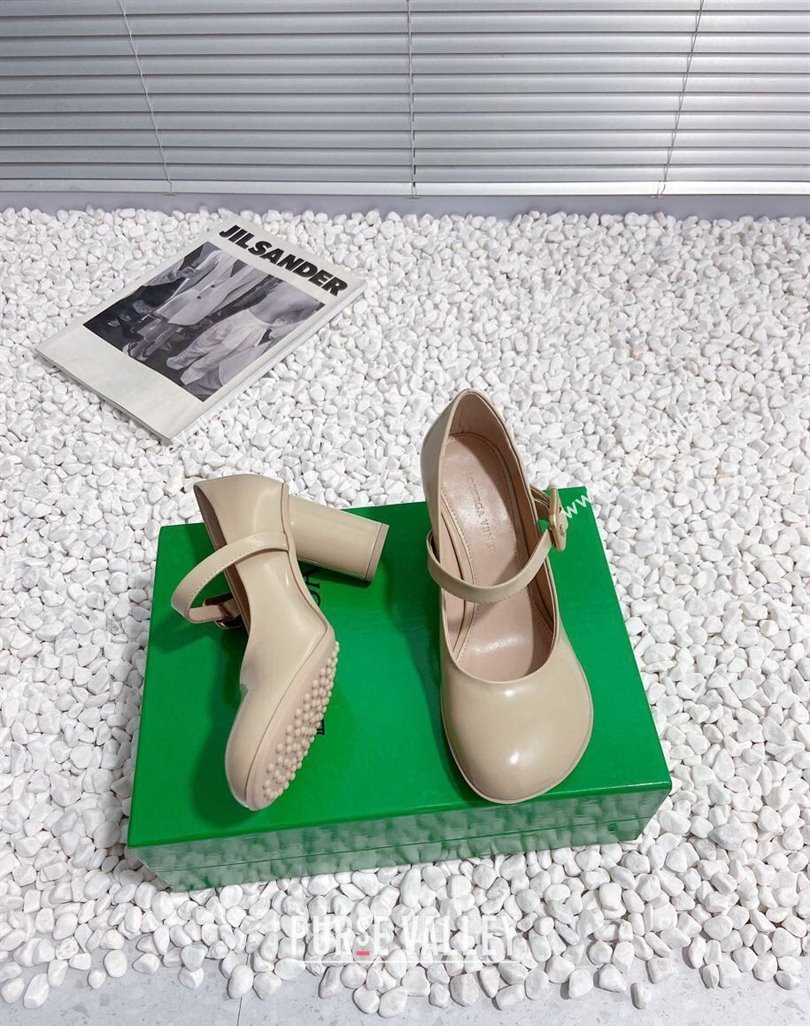 Bottega Veneta Atomic Pumps 7.5cm in Shiny Calf Leather Nude 2023 778536 (MD-231218019)