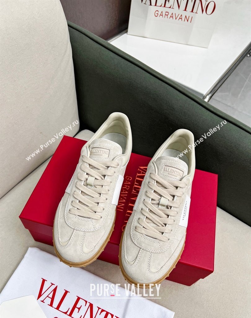 Valentino Upvillage Sneakers in Suede Light Grey 2023 (MD-231218085)