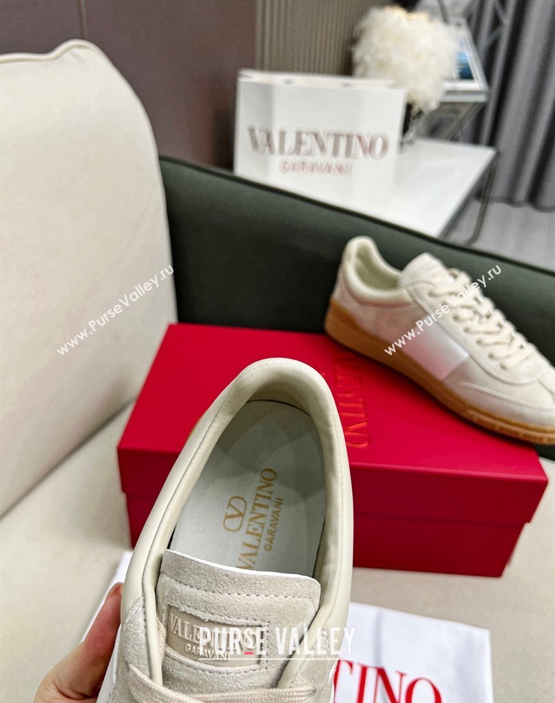 Valentino Upvillage Sneakers in Suede Light Grey 2023 (MD-231218085)