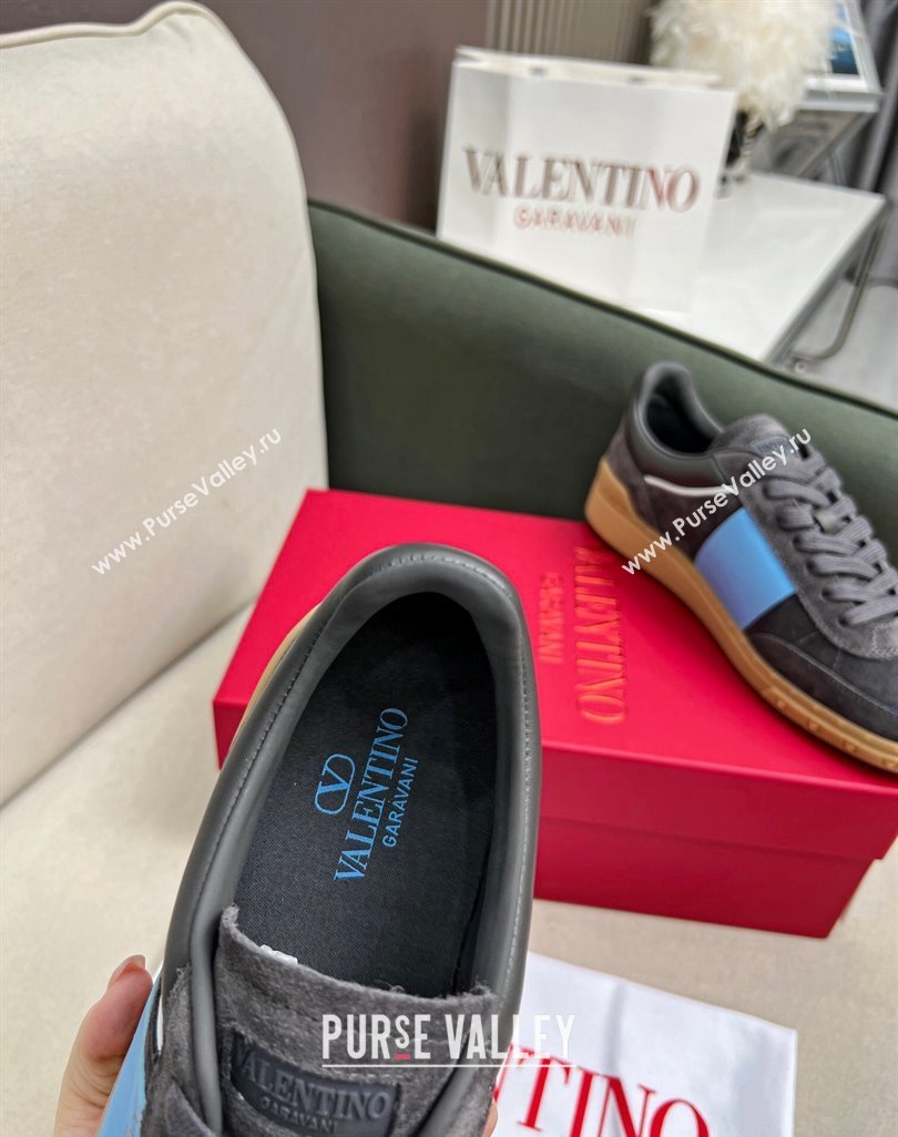 Valentino Upvillage Sneakers in Suede Black 2023 (MD-231218086)