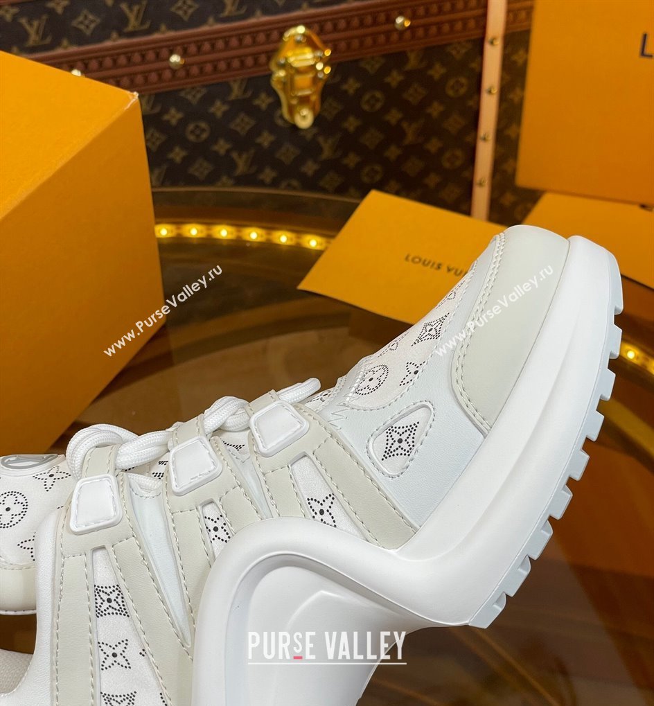 Louis Vuitton LV Archlight Sneakers in Perforated Leather Light Grey 2023 1ACGNS (MD-231218067)