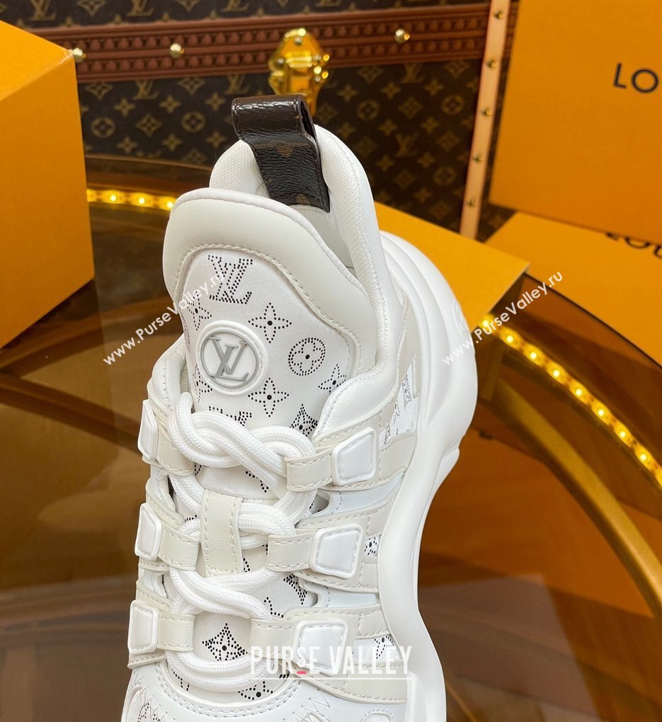 Louis Vuitton LV Archlight Sneakers in Perforated Leather Light Grey 2023 1ACGNS (MD-231218067)