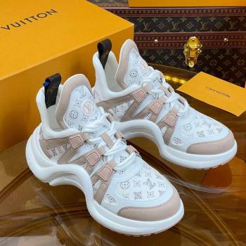 Louis Vuitton LV Archlight Sneakers in Perforated Leather Light Pink 2023 1ACGNS (MD-231218068)