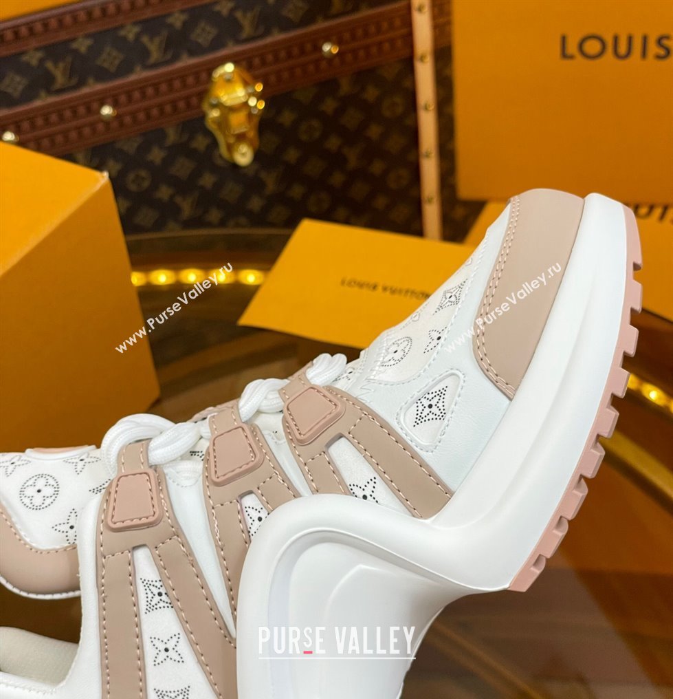 Louis Vuitton LV Archlight Sneakers in Perforated Leather Light Pink 2023 1ACGNS (MD-231218068)