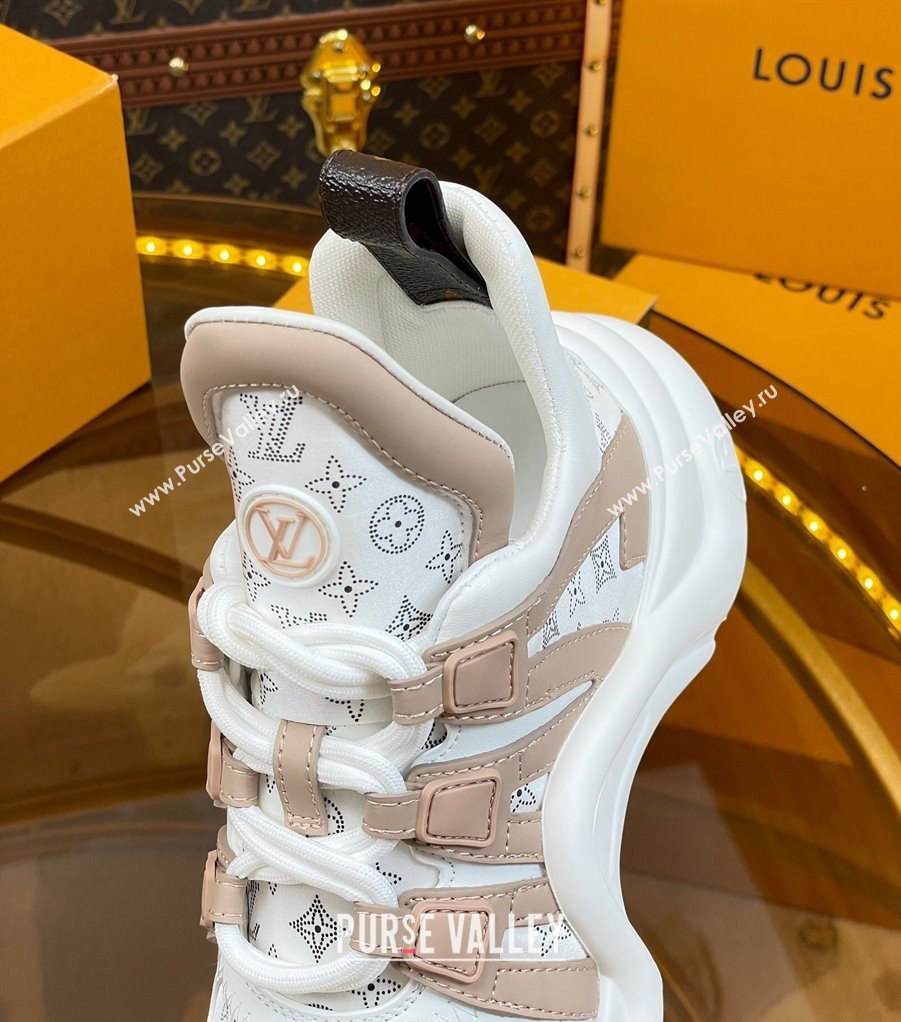 Louis Vuitton LV Archlight Sneakers in Perforated Leather Light Pink 2023 1ACGNS (MD-231218068)