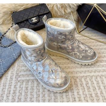 Chanel PVC Snow Boots with CC Embroidery Grey 2023 CH121312 (KL-231213063)