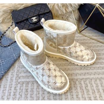 Chanel PVC Snow Boots with CC Embroidery White 2023 CH121312 (KL-231213064)