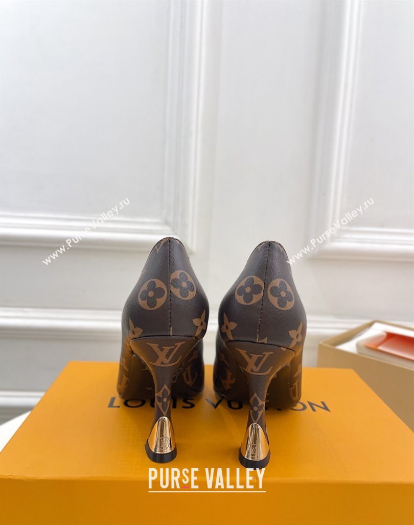Louis Vuitton Sparkle Pumps 9.5cm in Monogram Canvas 2024 1ABPJC (MD-240105145)