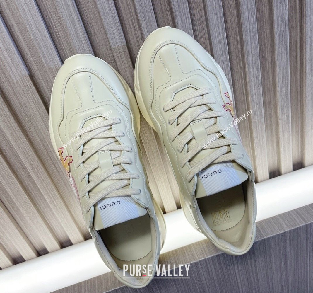 Gucci Rhyton 2024s Chinese New Year Sneaker with Interlocking G White/Pink (MD-240105095)