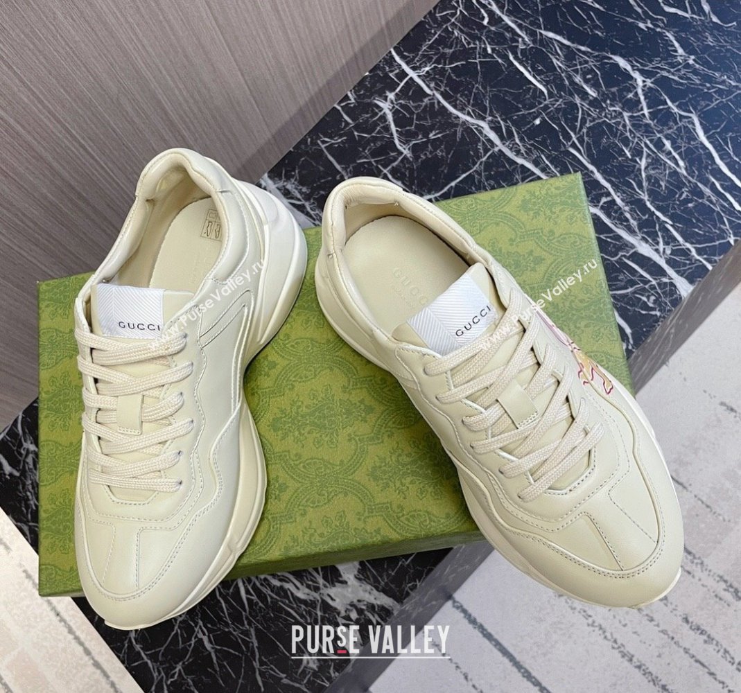 Gucci Rhyton 2024s Chinese New Year Sneaker with Interlocking G White/Pink (MD-240105095)