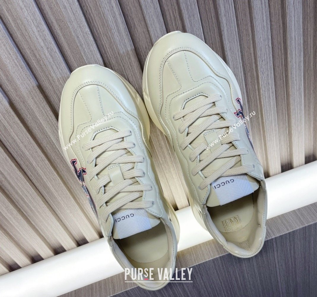 Gucci Rhyton 2024s Chinese New Year Sneaker with Interlocking G White/Blue (MD-240105096)