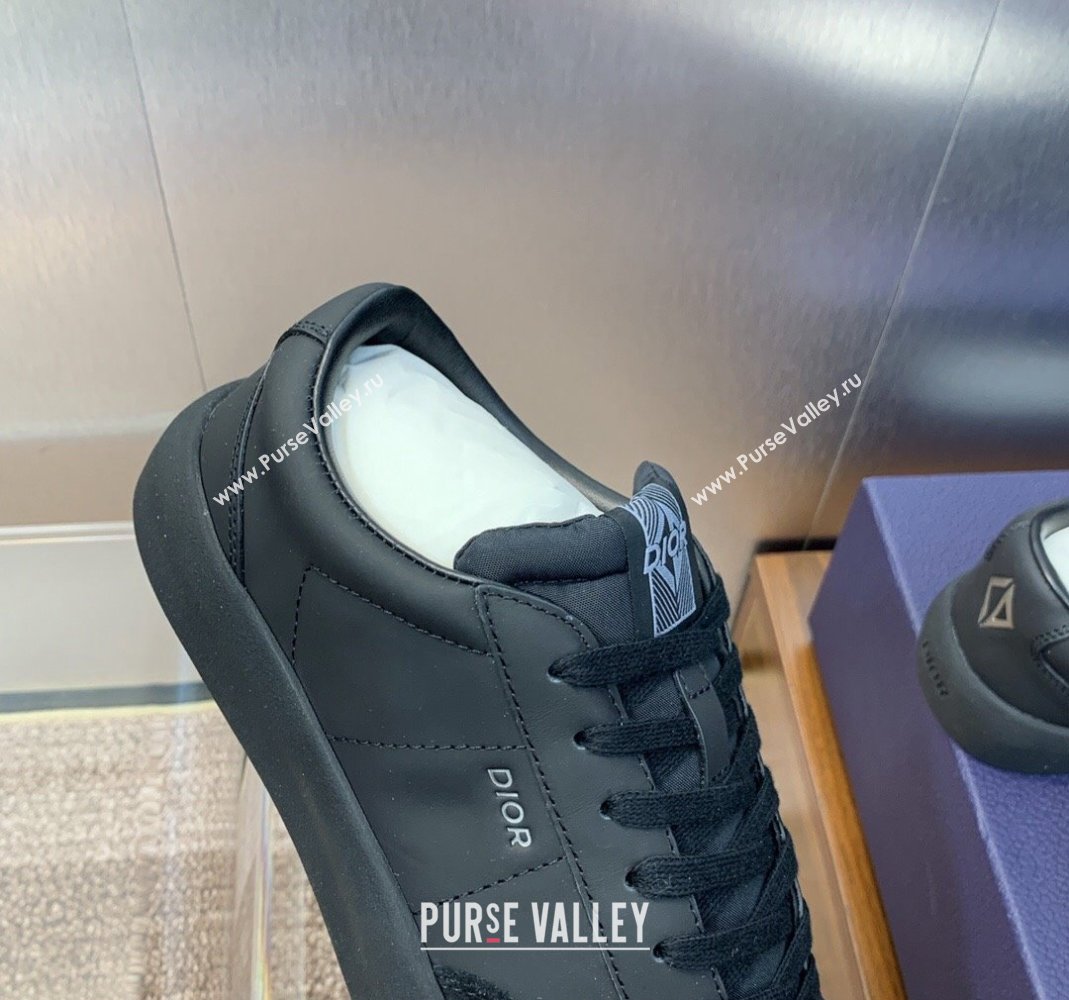 Dior Mens B101 Sneakers in Matte Calfskin and Suede Black 2024 (MD-240106001)