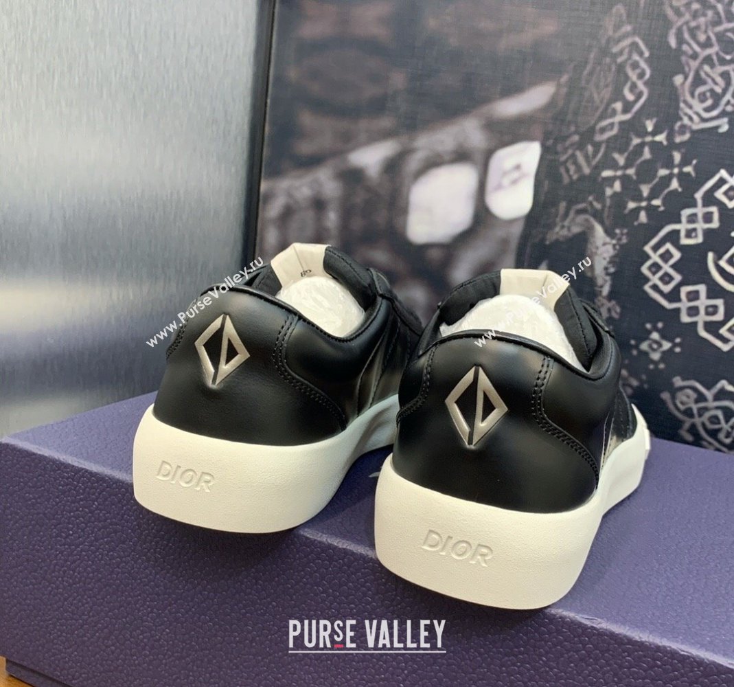 Dior Mens B101 Sneakers in Smooth Calfskin and Suede Black 2024 (MD-240106003)