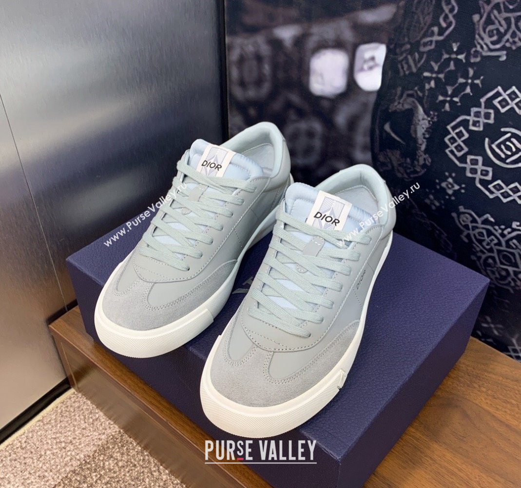 Dior Mens B101 Sneakers in Smooth Calfskin and Suede Grey 2024 (MD-240106004)