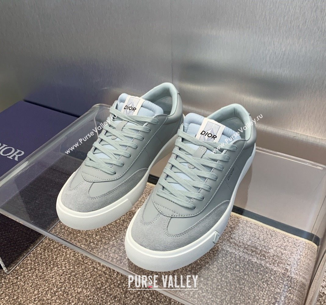 Dior Mens B101 Sneakers in Smooth Calfskin and Suede Grey 2024 (MD-240106004)