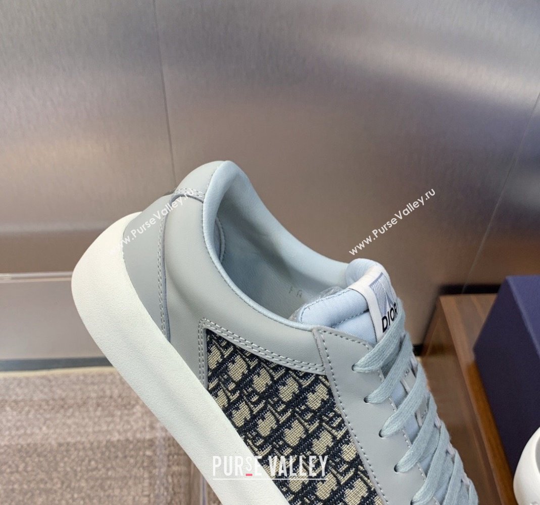 Dior Mens B101 Sneakers in Oblique Dior Canvas and Leather Grey/Beige 2024 (MD-240106010)