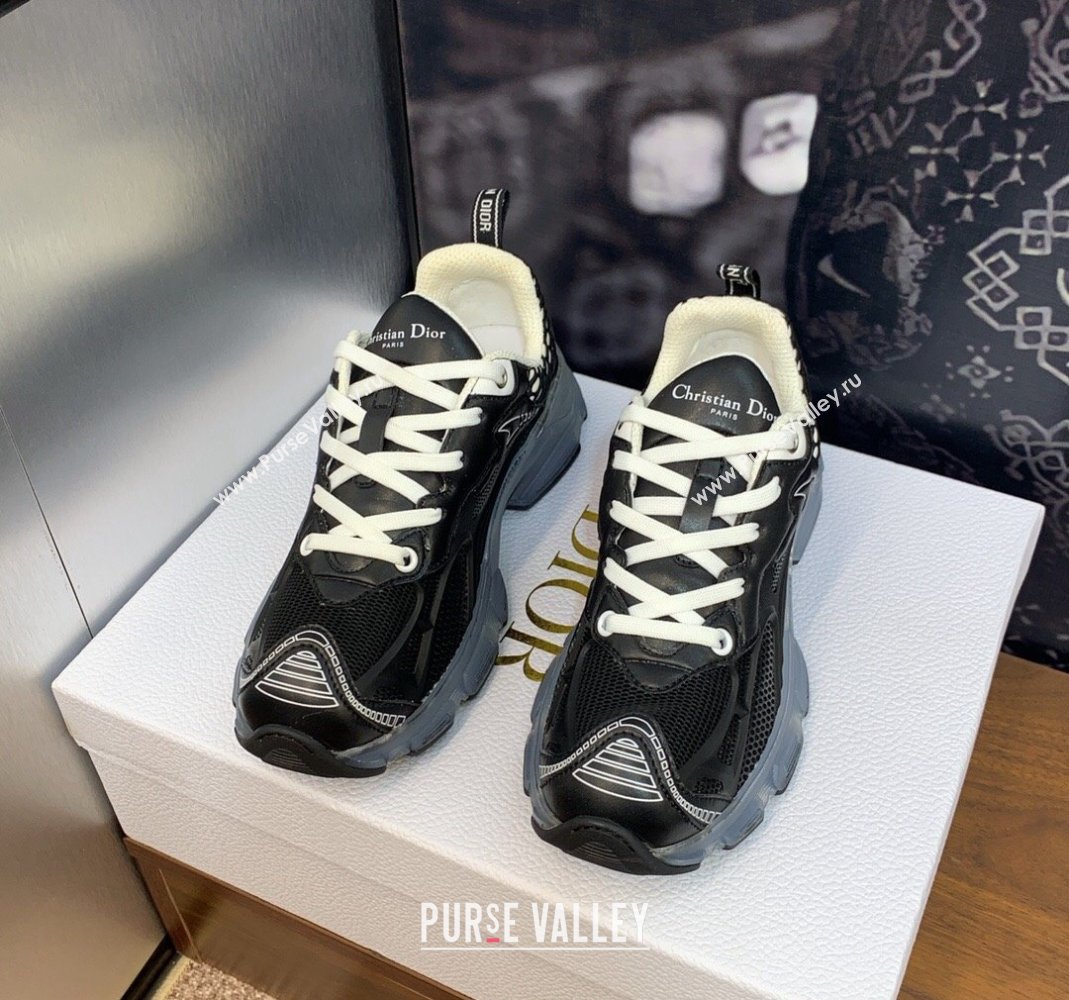 Dior Vibe Sneakers in Black Technical Fabric, Mesh and Rubber 2024 (MD-240106019)