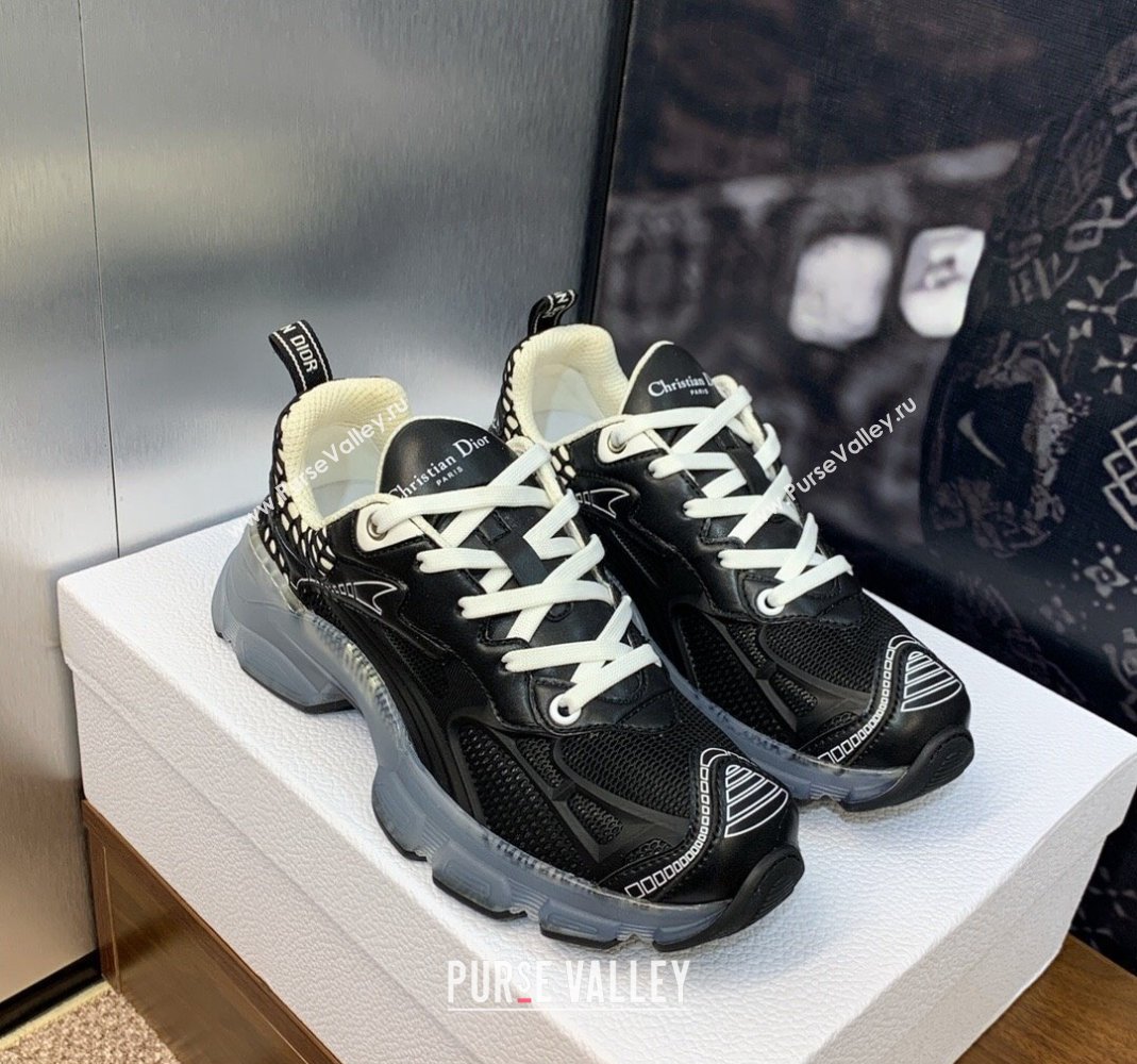 Dior Vibe Sneakers in Black Technical Fabric, Mesh and Rubber 2024 (MD-240106019)