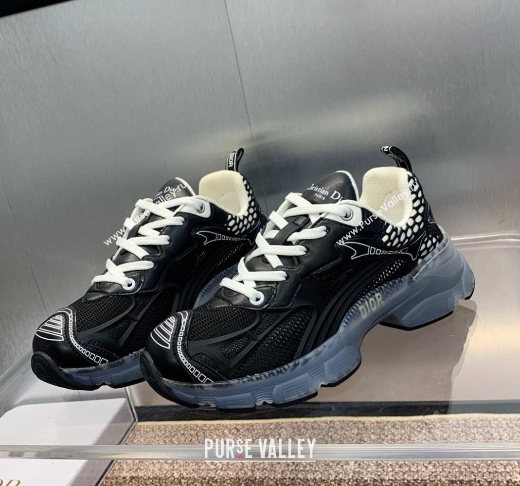 Dior Vibe Sneakers in Black Technical Fabric, Mesh and Rubber 2024 (MD-240106019)