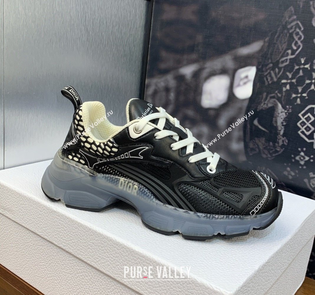 Dior Vibe Sneakers in Black Technical Fabric, Mesh and Rubber 2024 (MD-240106019)