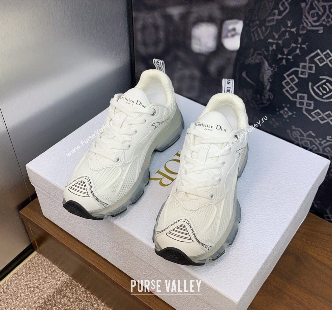 Dior Vibe Sneakers in White Technical Fabric, Mesh and Rubber 2024 (MD-240106020)