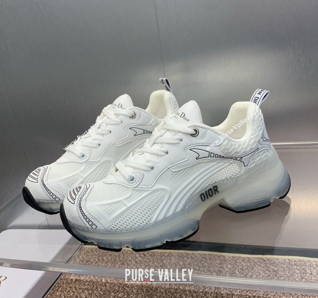 Dior Vibe Sneakers in White Technical Fabric, Mesh and Rubber 2024 (MD-240106020)