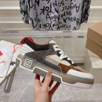 Christian Louboutin Astroloubi Sneakers in Suede Grey/Brown 2024 (MD-240105084)