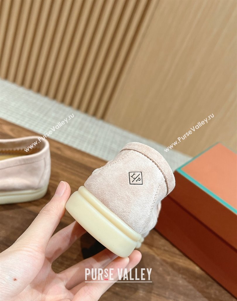 LP Summer Charms Walk Loafers in Suede Nude Pink 2024 Top LP010901 (KL-240109075)